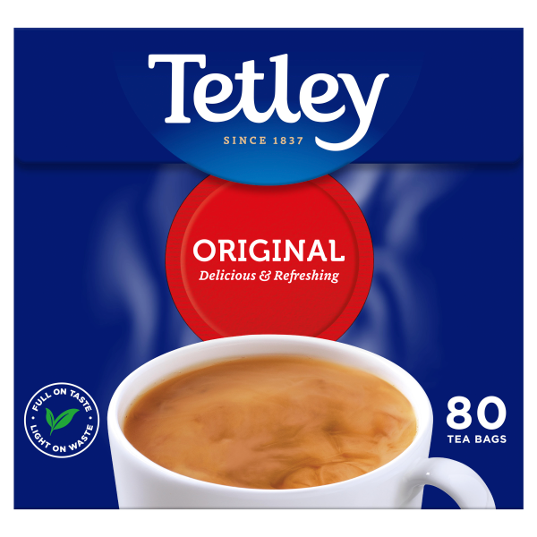 Tetley 80 Original Tea Bags 250g - We Get Any Stock