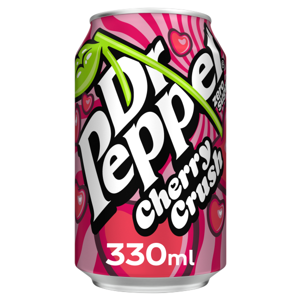 Dr Pepper ZERO Cherry Crush 330ml - We Get Any Stock