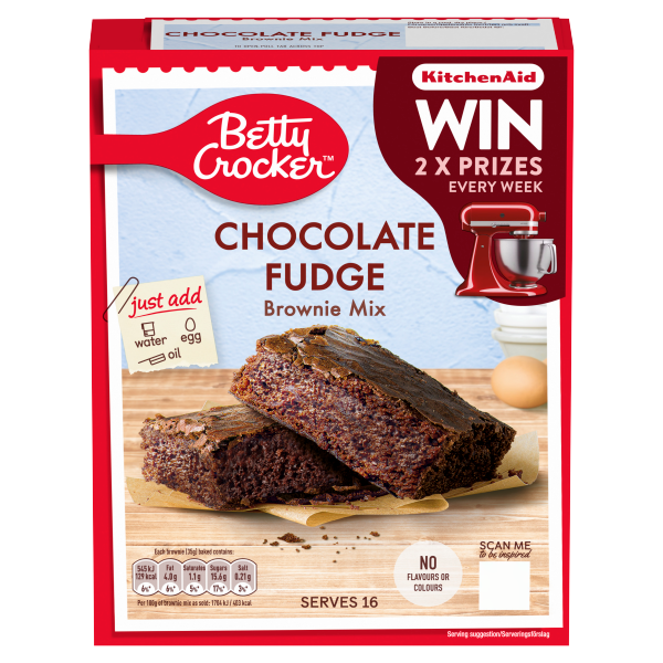 Betty Crocker Chocolate Fudge Brownie Mix 415g