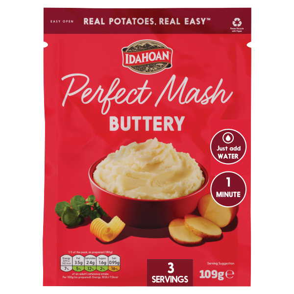 Idahoan Perfect Mash Buttery 109g