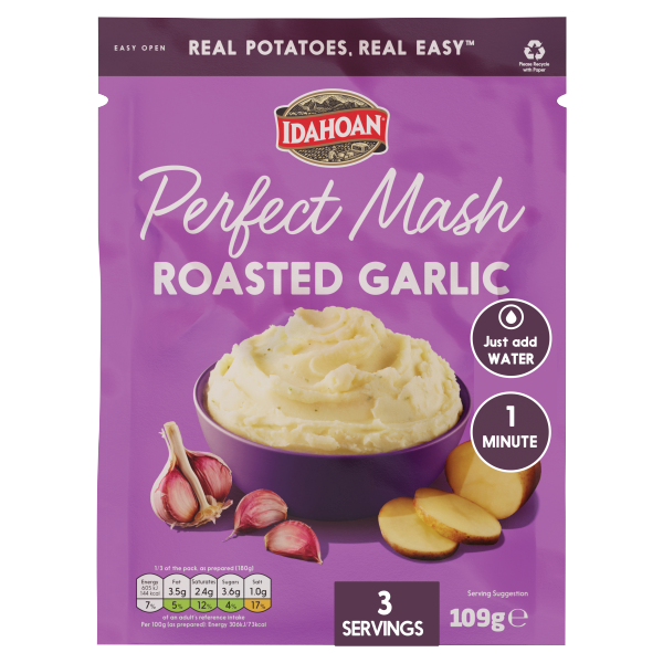 Idahoan Perfect Mash Roasted Garlic 109g