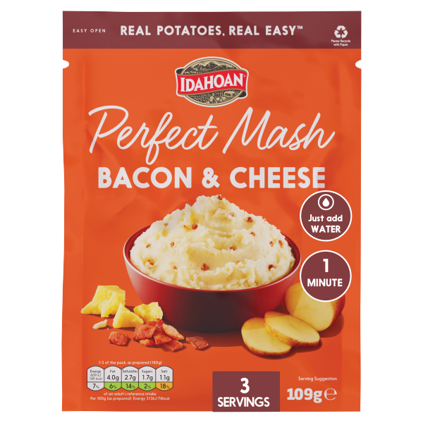 Idahoan Perfect Mash Bacon & Cheese 109g