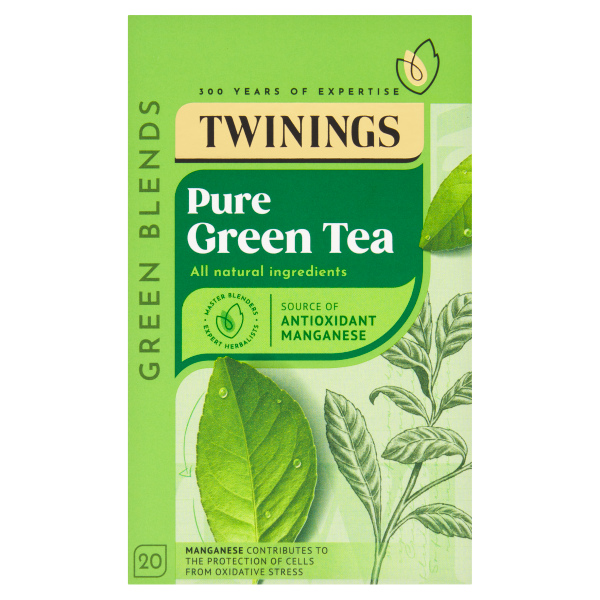 Twinings Pure Green Tea 20 Single Tea Bags 50g