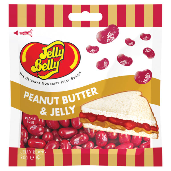Jelly Belly Peanut Butter & Jelly 70g We Get Any Stock