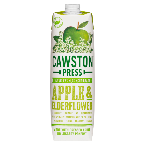 Cawston Press Original Recipes Apple & Elderflower 1 Litre