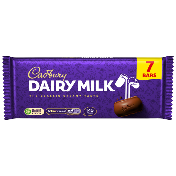 Cadbury Dairy Milk 7x27.2g (190.4g)