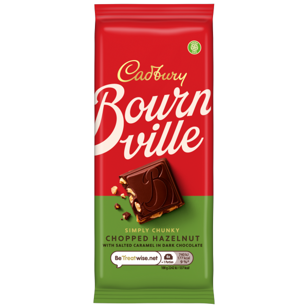 Cadbury Bournville Hazelnut Chocolate Bar 100g