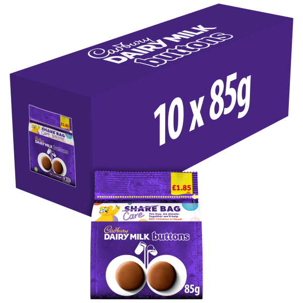 Cadbury Buttons Chocolate Pm £1.85 85g