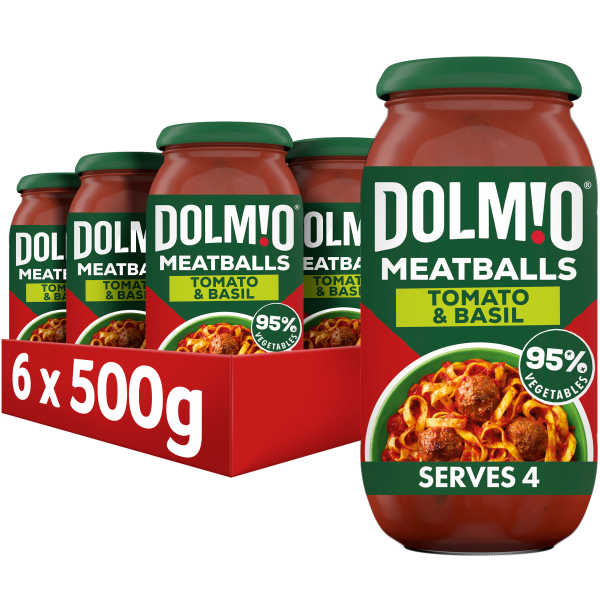Dolmio Meatball Tomato and Basil Pasta Sauce 500g