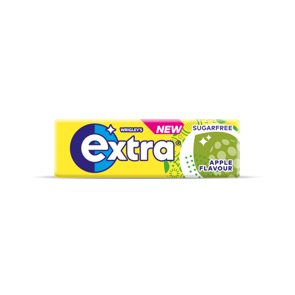 Extra Apple Flavour Sugar Free Chewing Gum 10 Pieces