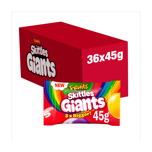 Skittles Giants Fruit Sweets Bag 45g