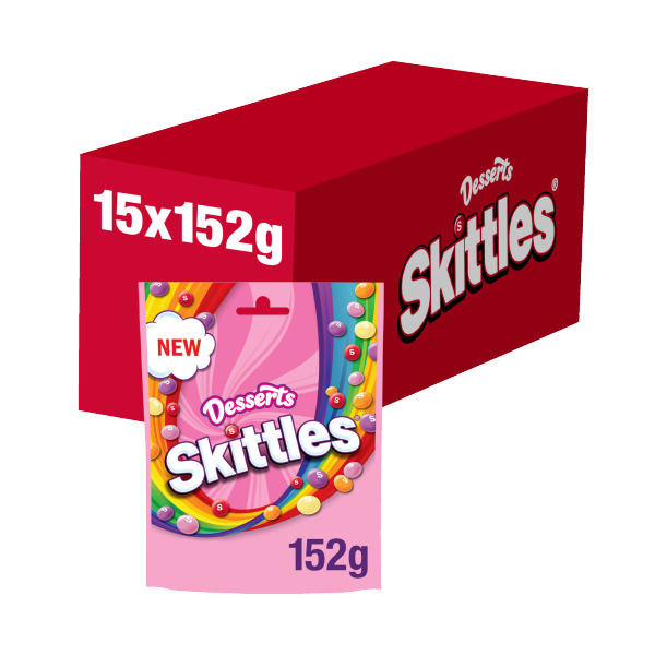 Skittles Dessert Flavoured Pouch 152g