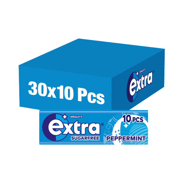Extra Peppermint Sugarfree Chewing Gum 10 Pieces