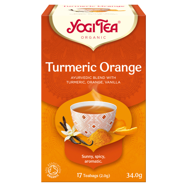 Yogi Tea Organic Turmeric Orange 17 Teabags 34.0g