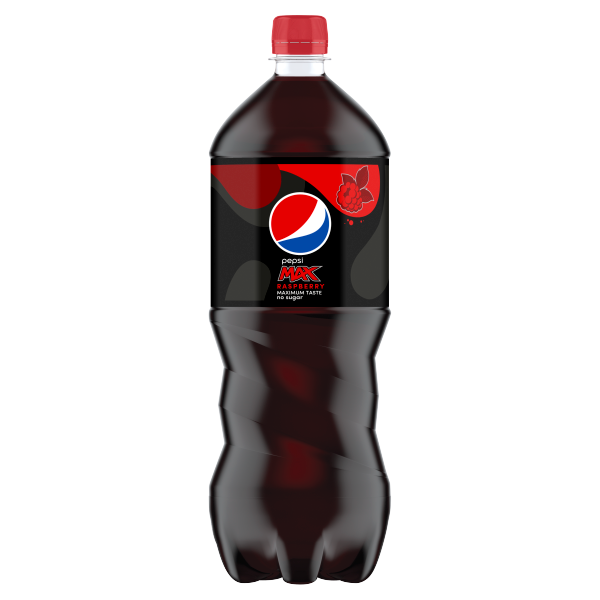 Pepsi Max Raspberry No Sugar Cola Bottle 1.5L