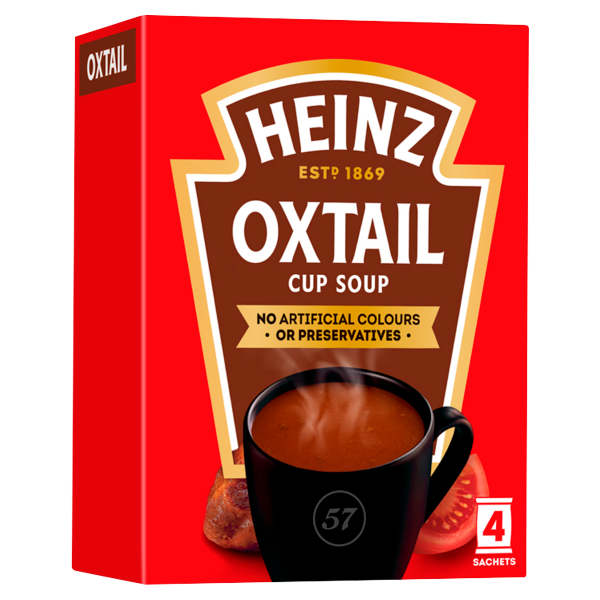 Heinz Oxtail Cup Soup 4 x 15.5g (62g)