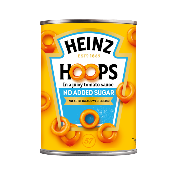 Heinz No Added Sugar Hoops 400g