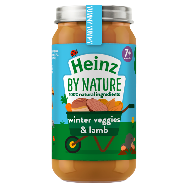 Heinz 7+ Months By Nature Winter Veggies & Lamb 200g