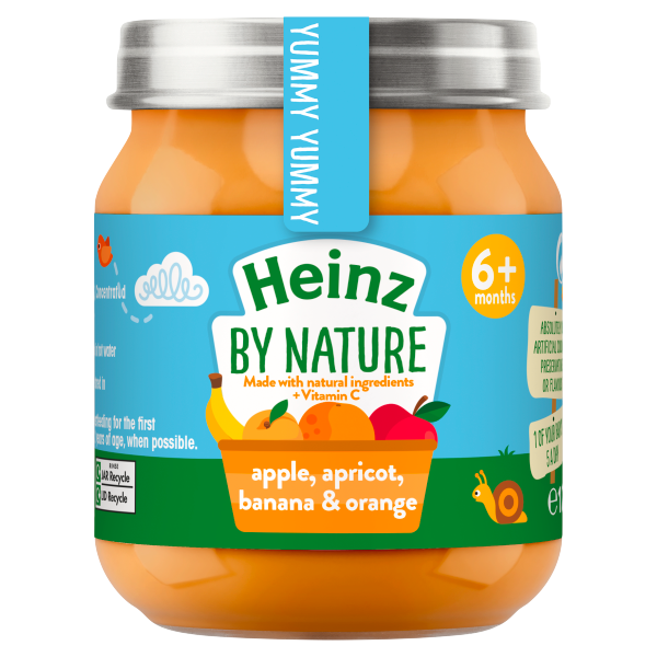 Heinz Apple, Apricot, Banana & Orange 120g