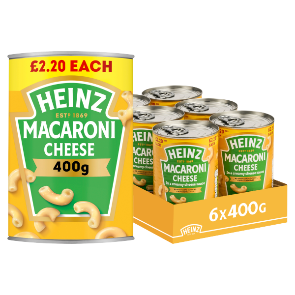 Heinz Macaroni Cheese Pmp £2.20 400g