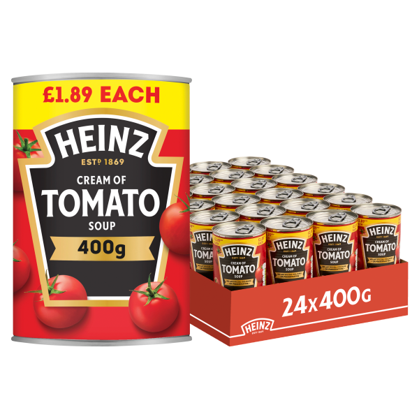 Heinz Cream of Tomato Soup Pmp £1.89 400g