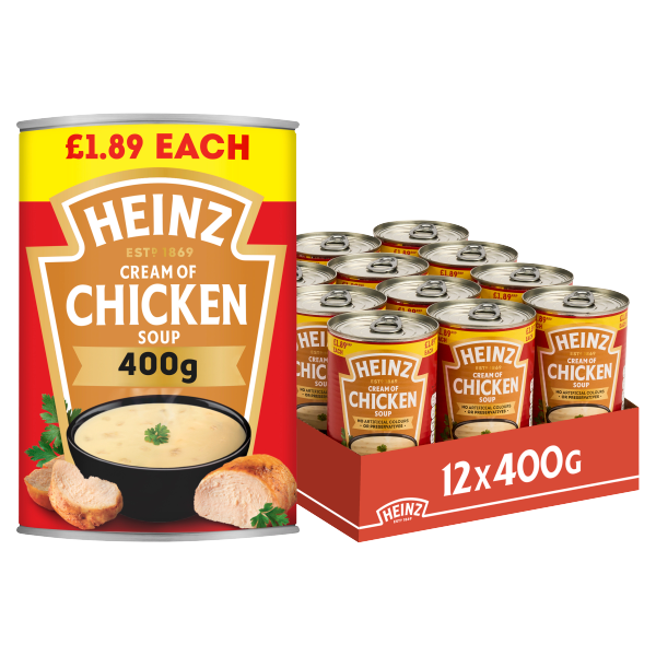 Heinz Chicken Soup Pmp £1.89 400g