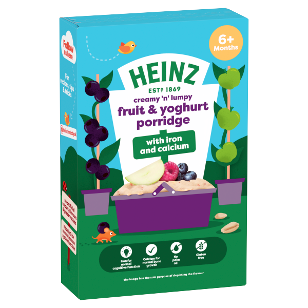 Heinz Fruit & Yoghurt Porridge 6+ Months 125g