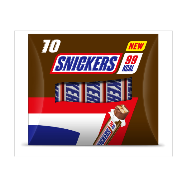 Snickers Chocolate Low Calorie Snack Bars Multipack 10 x 20g We Get