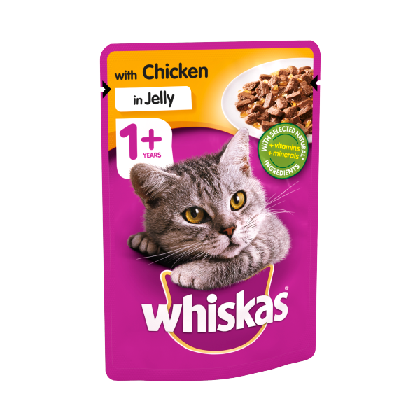 Whiskas Jelly Fish et Saveurs Traditionnelles 40 x 100 g