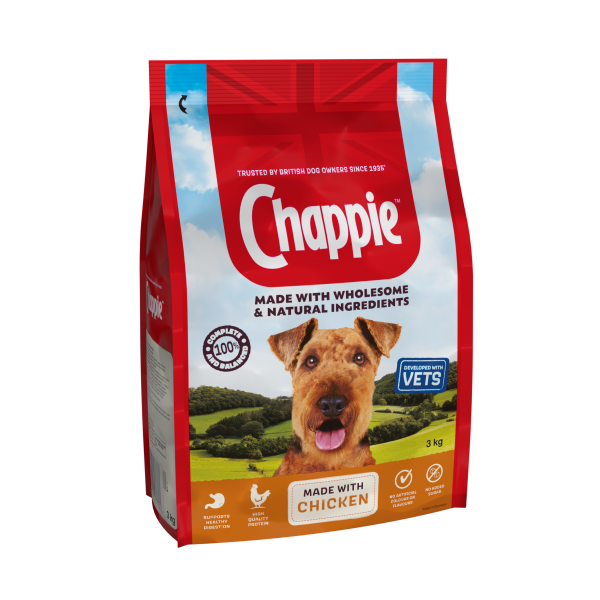 Chappie dog food large clearance tins