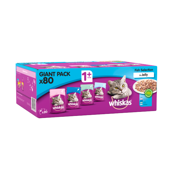 Whiskas hotsell seafood pouches