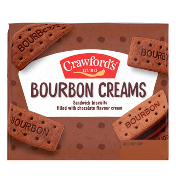 Crawford's Bourbon Creams Sandwich Biscuits 300g