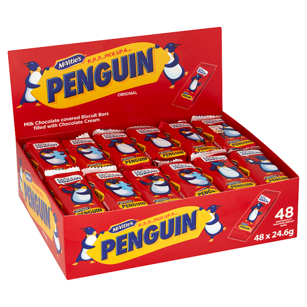 McVitie's Penguin Original Chocolate Biscuits 48 Bars We Get Any Stock