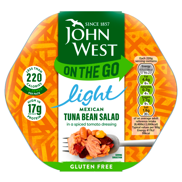 John West On the Go Mexican Tuna Bean Salad 220g