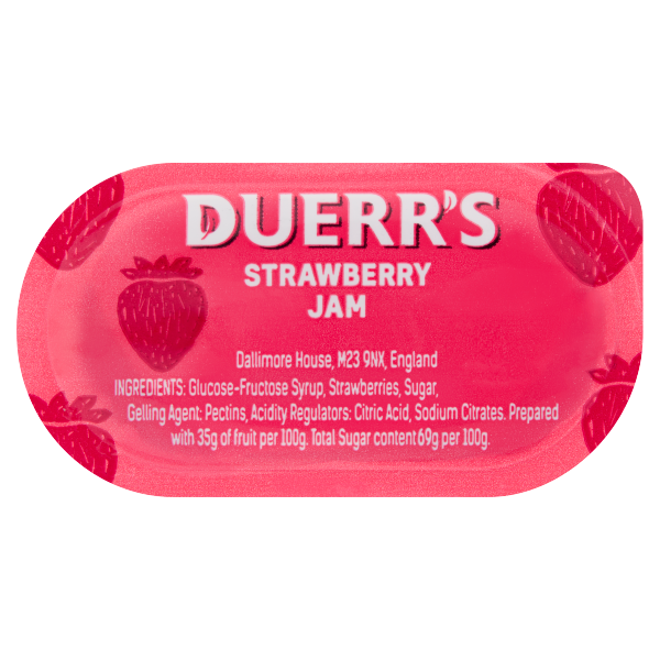Duerrs Strawberry Portion Pots 20g