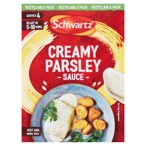 Schwartz Creamy Parsley Sauce Mix 26g We Get Any Stock