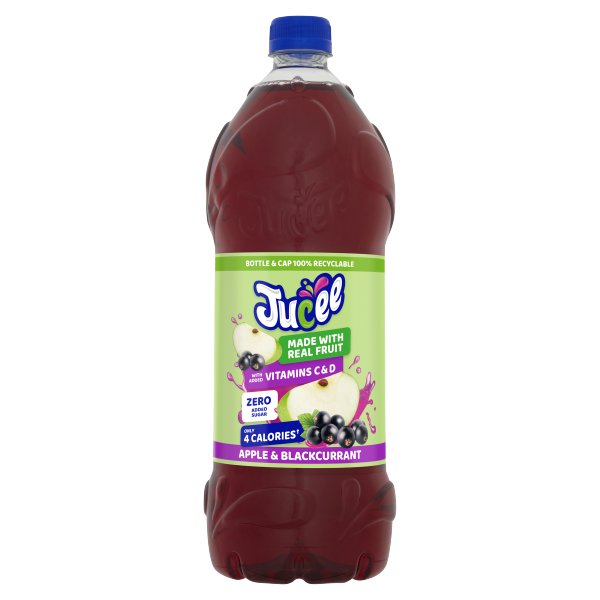 Jucee No Added Sugar Apple & Blackcurrant Squash 1.5 Litre