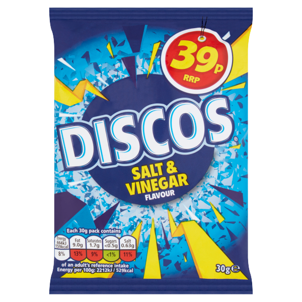Discos Salt & Vinegar Pm 39p 30g We Get Any Stock