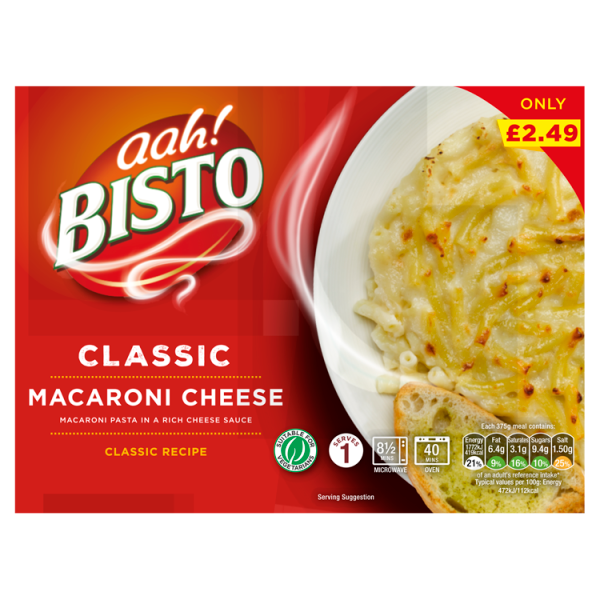 Bisto Classic Macaroni Cheese 375g