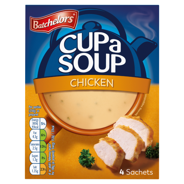 Batchelors Cup a Soup Chicken 4 Sachets 81g