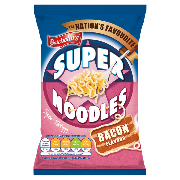 Batchelors Super Noodles Bacon Flavour 90g