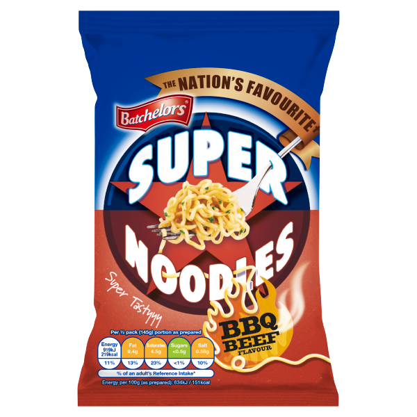 Batchelors Super Noodles BBQ Beef Flavour 90g