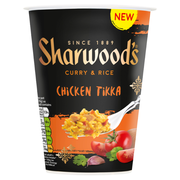 Sharwood's Curry & Rice Chicken Tikka 70g