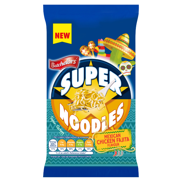 Batchelors Super Noodles Mexican Chicken Fajita Flavour 90g