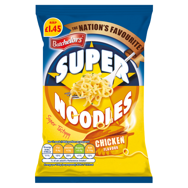 Batchelors Super Noodles Chicken Pmp £1.45 90g