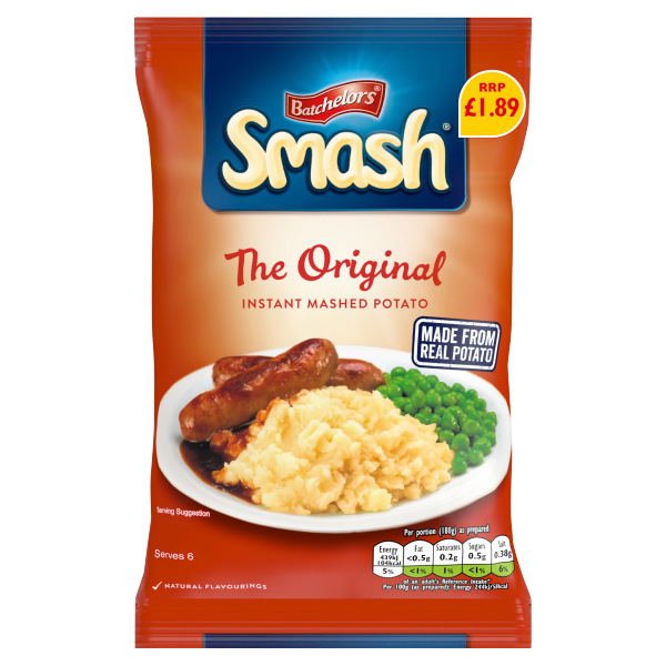 Batchelors Smash The Original Instant Mashed Potato Pmp £1.89 176g