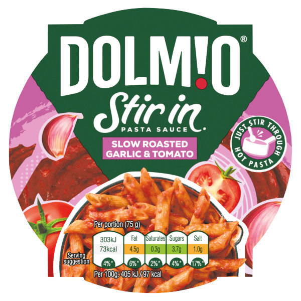 Dolmio StirIn Slow Roasted Garlic & Tomato Pasta Sauce 150g We Get