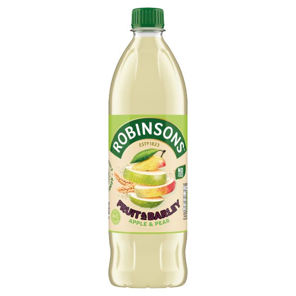 Robinsons Fruit & Barley with Vitamins Apple & Pear Squash 1L