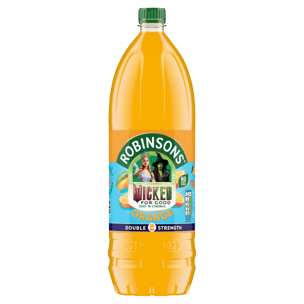 Robinsons Double Strength Orange No Added Sugar Fruit Squash 1.75 L