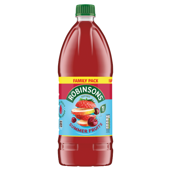 Robinsons Summer Fruits No Added Sugar Squash 2L